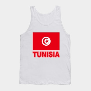 The Pride of Tunisia - Tunisian National Flag Design Tank Top